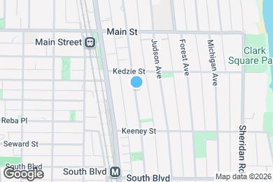 Map image of the property - 737 Hinman Ave