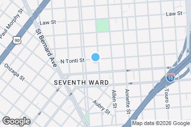 Map image of the property - 2238 New Orleans St