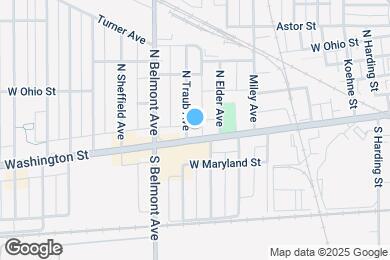 Map image of the property - 1918 W Washington St