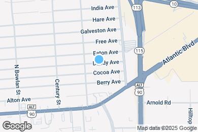 Map image of the property - 8950 Dandy Ave