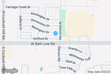 Map image of the property - 1109 Ashford Dr