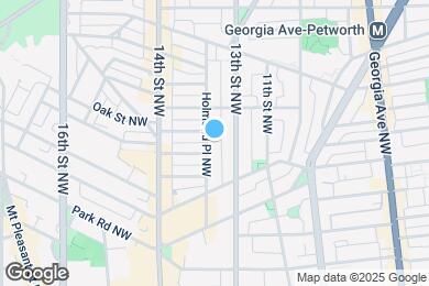 Map image of the property - 3459 Holmead Pl NW