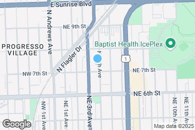 Map image of the property - 731 NE 4th Ave