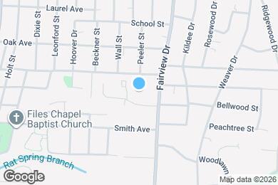 Map image of the property - 806 Peeler St