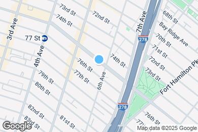 Map image of the property - 578 Bay Ridge Pky