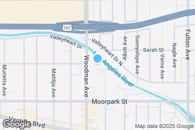 Map image of the property - 4522 Woodman Ave