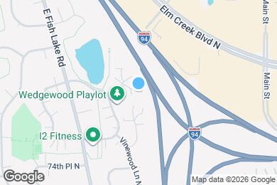 Map image of the property - 7626 Wedgewood Ct N