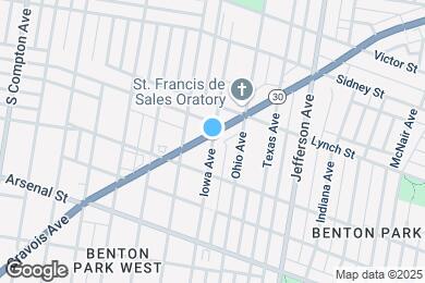 Map image of the property - 2808 Iowa Ave
