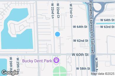 Map image of the property - 6278 W 22nd Ct