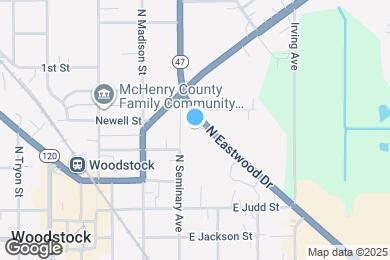 Map image of the property - 503 N Eastwood Dr