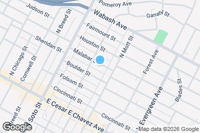 Map image of the property - 2520 Malabar St