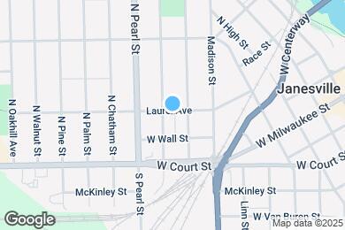 Map image of the property - 1115 Laurel Ave