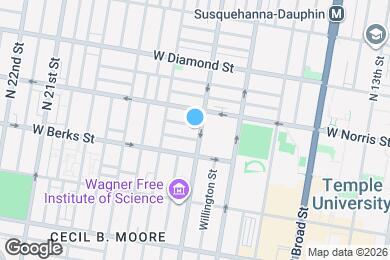 Map image of the property - 1926 N 17th St