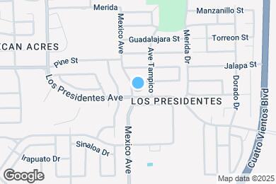 Map image of the property - 3904 Los Presidentes Ave