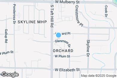 Map image of the property - 2052 Glenmoor Dr