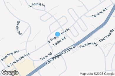 Map image of the property - 208 E Tennessee Ave