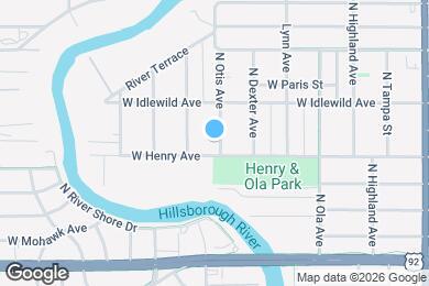 Map image of the property - 5906 N Otis Ave