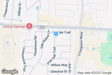Map image of the property - 813 Post Oak Trail