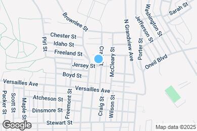 Map image of the property - 1016 Craig St