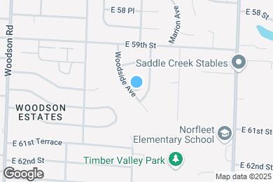 Map image of the property - 6015 Woodside Ave