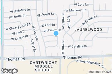 Map image of the property - 7915 W Pinchot Ave
