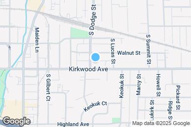 Map image of the property - 710 Kirkwood Ave