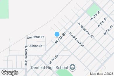 Map image of the property - 4333 W 8th St