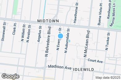 Map image of the property - 122 N Evergreen St