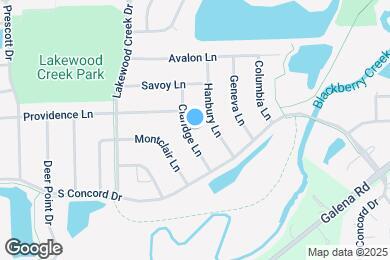 Map image of the property - 2450 Claridge Ln