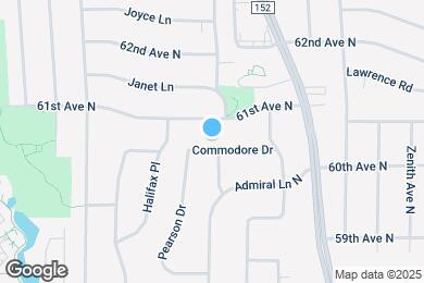 Map image of the property - 3800 Commodore Dr
