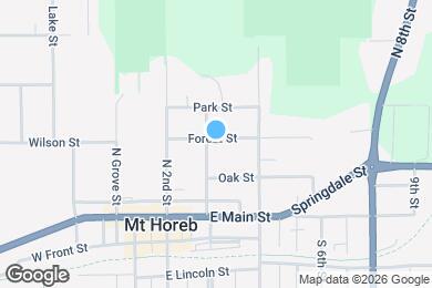 Map image of the property - 207 N 3rd St