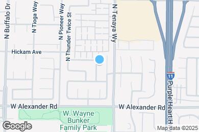 Map image of the property - 4112 N Dream Day St