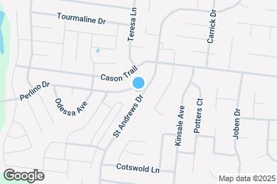 Map image of the property - 1910 St Andrews Dr