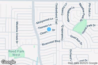 Map image of the property - 1316 Clearview Dr