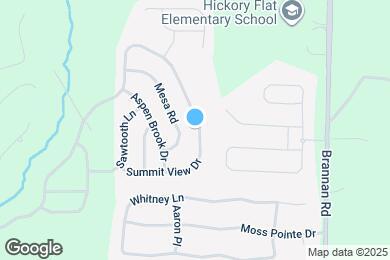 Map image of the property - 318 Summit View Dr