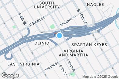 Map image of the property - Virginia Street Studios | Affordable Apart...