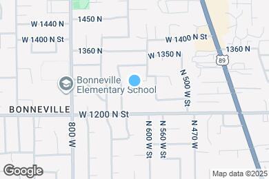 Map image of the property - 1259 N 625 W St