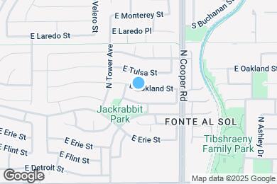 Map image of the property - 1809 E Oakland St