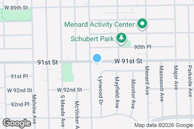 Map image of the property - 5925 W 91st St
