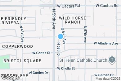 Map image of the property - 11637 N 58th Dr