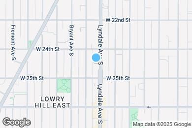 Map image of the property - 2424 Lyndale Ave S
