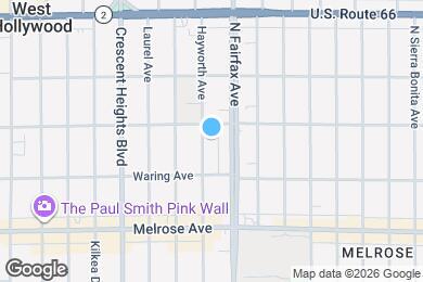 Map image of the property - 838 Hayworth Ave