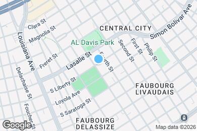 Map image of the property - 2237 Washington Ave