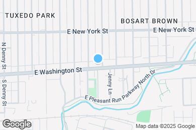 Map image of the property - 4522 E Washington St