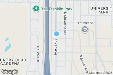 Map image of the property - 217 W Jasper St