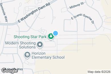 Map image of the property - 1395 E Black Brush Dr