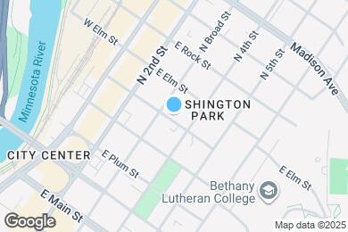 Map image of the property - 316 E Spring St