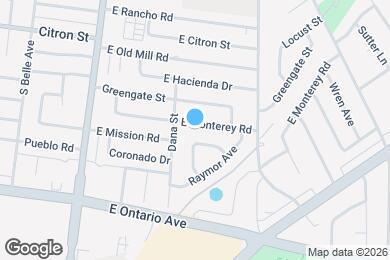 Map image of the property - 364 E Monterey Rd
