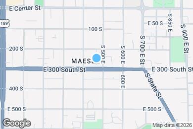 Map image of the property - 471 E 300 S