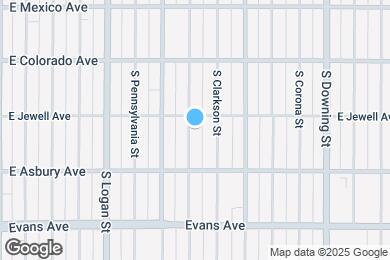 Map image of the property - 1920 S Washington St
